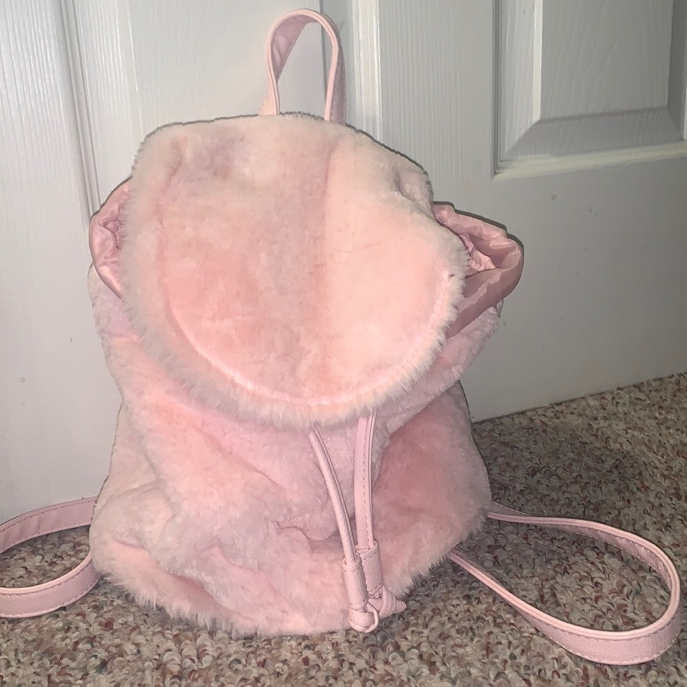 Furry Light Pink Bag